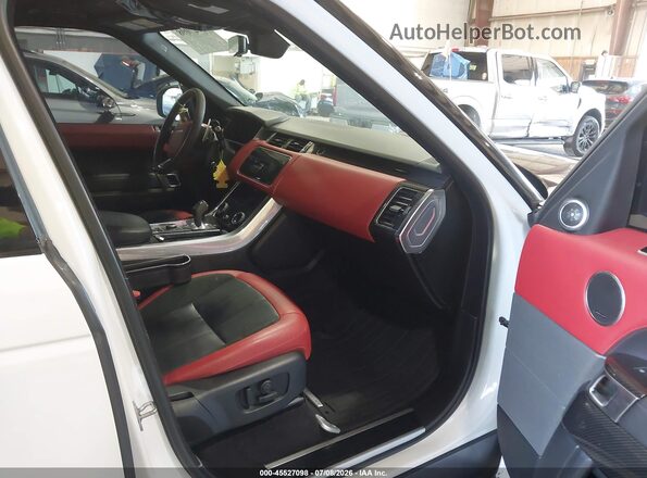 SALWS2RU4NA220516 2022 LAND ROVER RANGE ROVER SPORT White Widok wnętrza z przodu