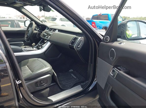 SALWS2RU5MA776106 2021 LAND ROVER RANGE ROVER SPORT Black Front interior view