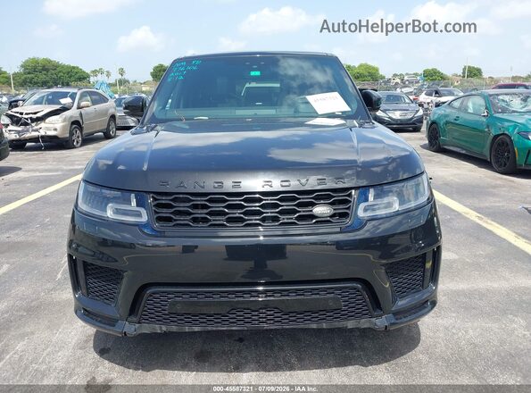 SALWS2RU5MA776106 2021 LAND ROVER RANGE ROVER SPORT Black Front view