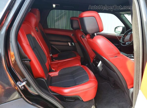 SALWS2RU6MA794470 2021 LAND ROVER RANGE Black Vista interior trasera
