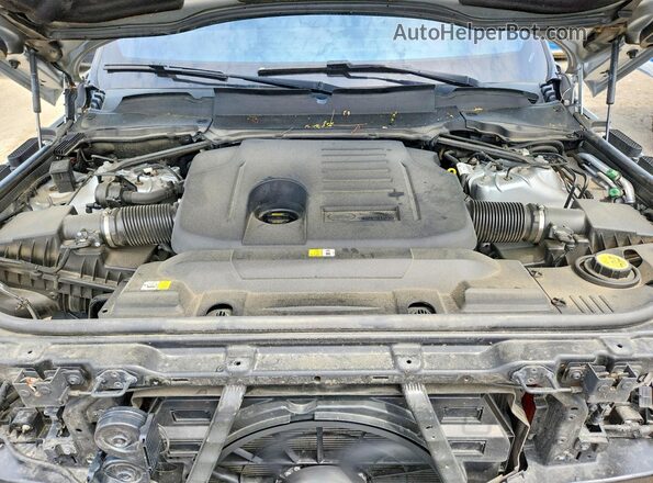 SALWS2RU8LA883102 2020 LAND ROVER RANGE Silver ძრავის განყოფილების ხედი