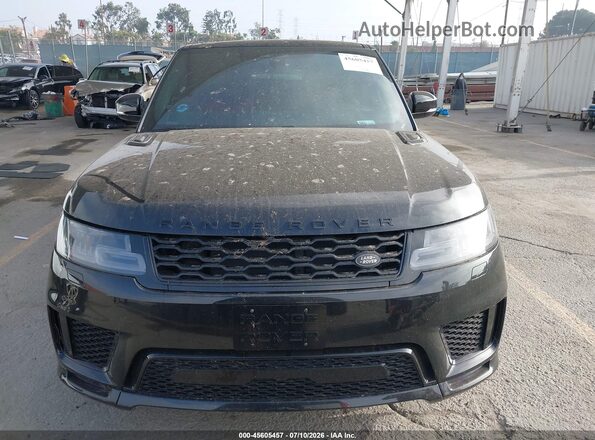 SALWS2RU8NA236993 2022 LAND ROVER RANGE ROVER SPORT Black Front view