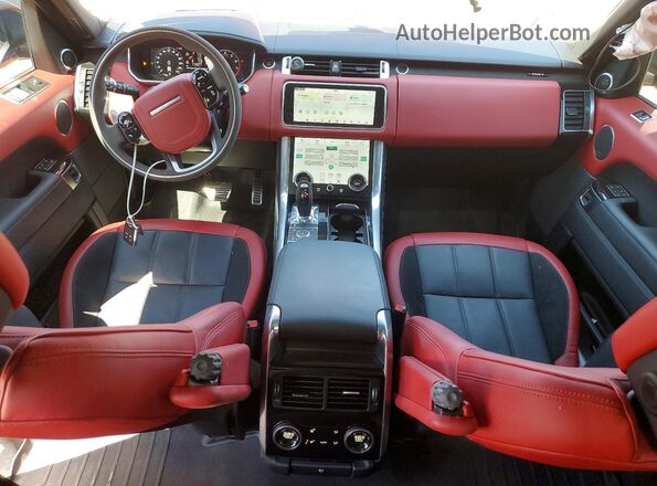 SALWS2RUXMA784489 2021 LAND ROVER RANGE Red Առջևի վահանակի տեսք