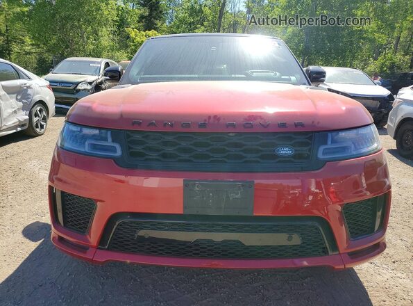 SALWS2RUXMA784489 2021 LAND ROVER RANGE Red Դիմացի տեսք