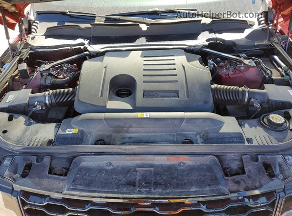 SALWS2RUXMA784489 2021 LAND ROVER RANGE Red Սալոնի հետևի տեսք