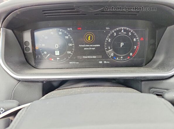SALWS2SU1KA866814 2019 LAND ROVER RANGE Серебряный Вид щитка приборов