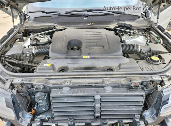 SALWS2SU1KA866814 2019 LAND ROVER RANGE Серебряный Вид подкапотного пространства