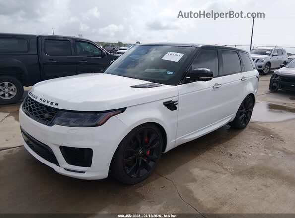SALWS2SU2KA872430 2019 LAND ROVER RANGE ROVER SPORT White წინა მარცხენა ხედი სამი მეოთხედიდან