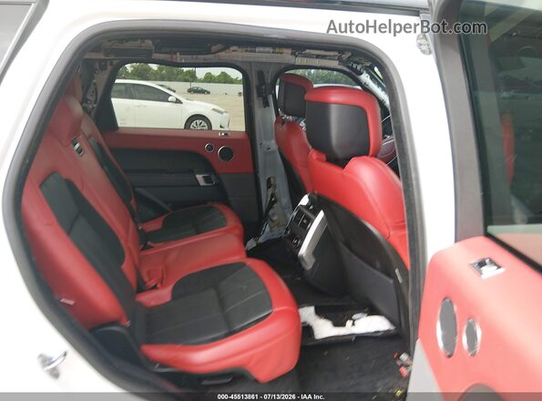 SALWS2SU2KA872430 2019 LAND ROVER RANGE ROVER SPORT White VIN კოდის სტიკერის ხედი