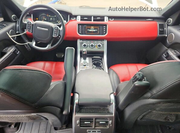 SALWS2VF0GA556061 2016 LAND ROVER RANGE Белый Вид панели приборов