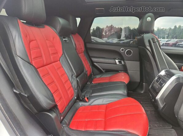 SALWS2VF0GA556061 2016 LAND ROVER RANGE Белый Вид задней части салона