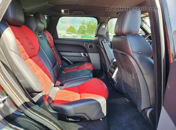 SALWS2VF8GA570628 2016 LAND ROVER RANGE Black Rear interior view