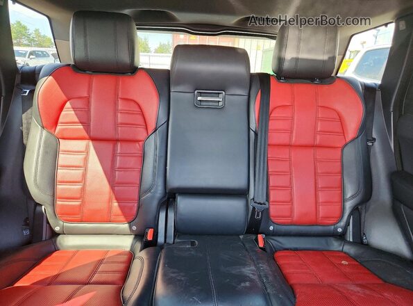 SALWS2VF8GA570628 2016 LAND ROVER RANGE Black Rear seats view