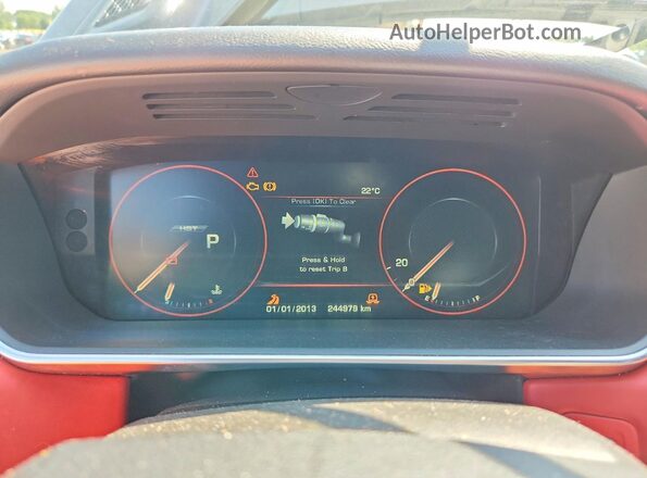 SALWS2VF8GA570628 2016 LAND ROVER RANGE Black Instrument cluster view