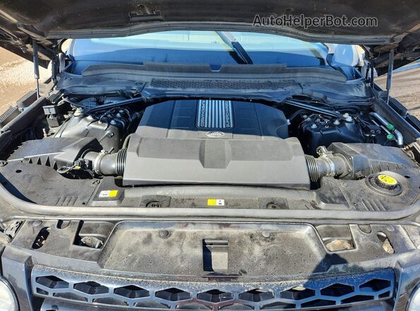 SALWS2VF8GA570628 2016 LAND ROVER RANGE Black Engine compartment view