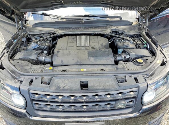 SALWV2EF8GA582883 2016 LAND ROVER RANGE Black Widok komory silnika