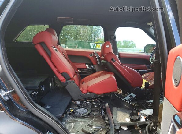 SALWV2EF8GA582883 2016 LAND ROVER RANGE Black Widok wnętrza z tyłu