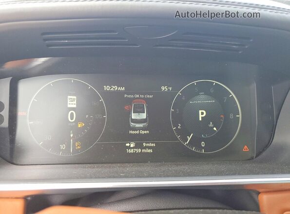 SALWV2FEXHA146494 2017 LAND ROVER RANGE Blue Vista del cuadro de instrumentos