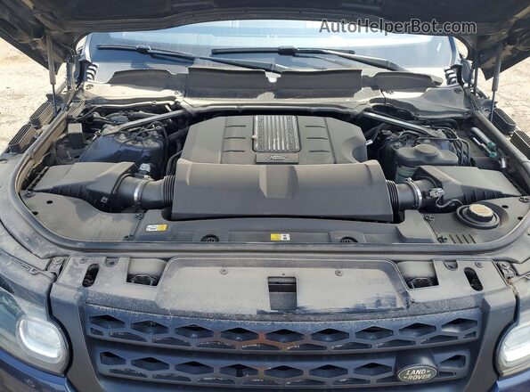 SALWV2FEXHA146494 2017 LAND ROVER RANGE Blue Vista del compartimento del motor