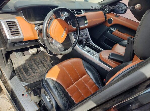SALWV2FV4HA181189 2017 LAND ROVER RANGE Black Widok deski rozdzielczej