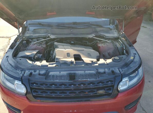 SALWV2FV5HA175742 2017 LAND ROVER RANGE Burgundy Вид підкапотного простору