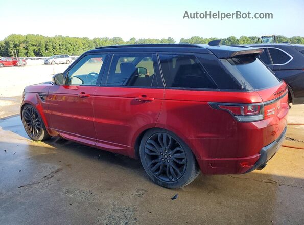 SALWV2FV5HA175742 2017 LAND ROVER RANGE Burgundy Задня ліва чверть