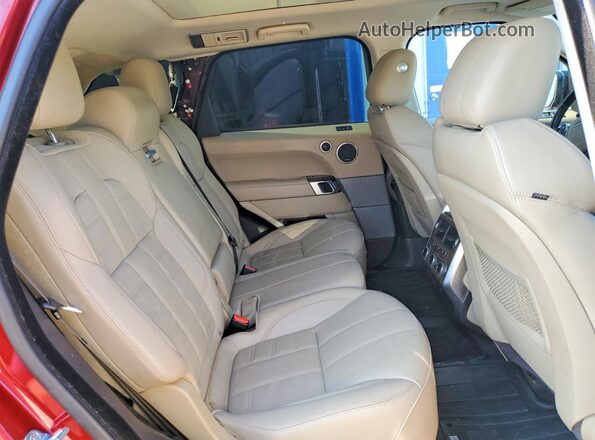 SALWV2FV5HA175742 2017 LAND ROVER RANGE Burgundy Вид задньої частини салону