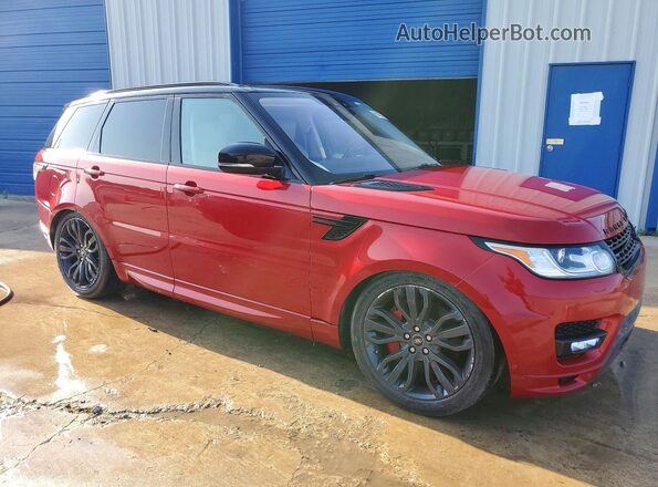 SALWV2FV5HA175742 2017 LAND ROVER RANGE Burgundy Передня права чверть