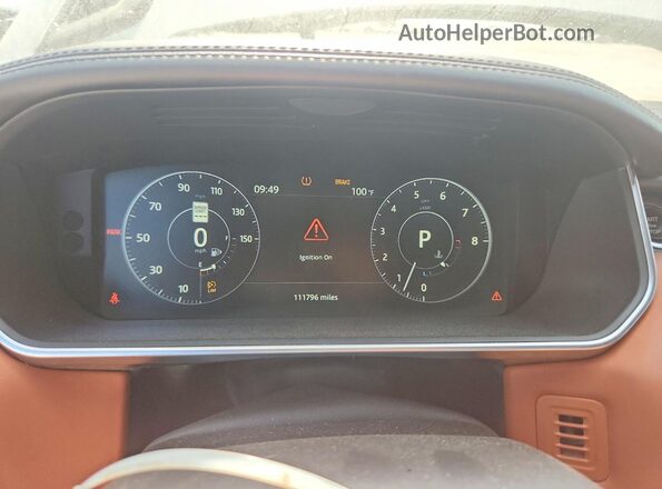 SALWV2FV7HA146159 2017 LAND ROVER RANGE Белый Вид щитка приборов