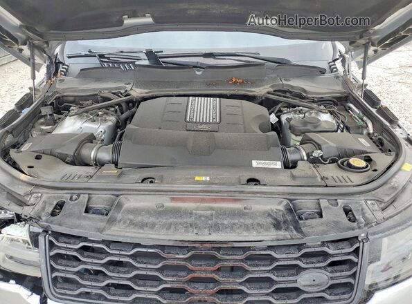 SALWV2SE2MA766613 2021 LAND ROVER RANGE Silver Vista del compartimento del motor
