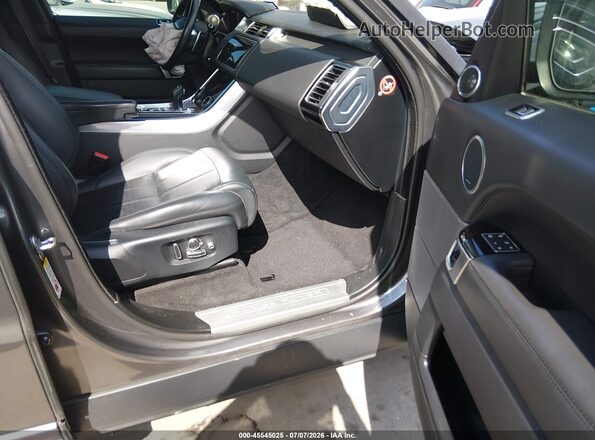 SALWV2SV0KA416572 2019 LAND ROVER RANGE ROVER SPORT Gray წინა სალონის ხედი