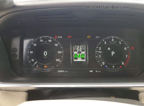 SALWV2SV2JA187763 2018 LAND ROVER RANGE Gray Սարքավորումների վահանակի տեսք