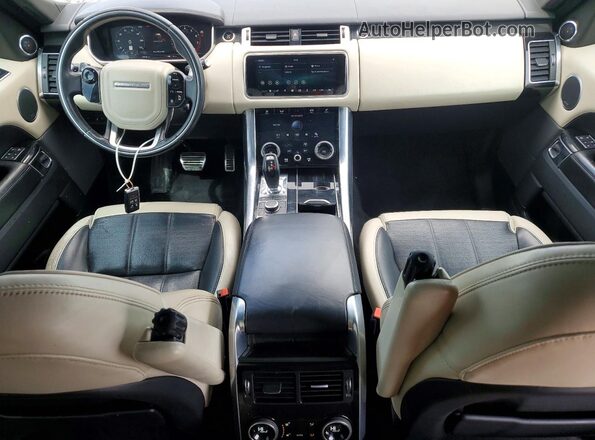 SALWV2SV2JA187763 2018 LAND ROVER RANGE Gray Առջևի վահանակի տեսք