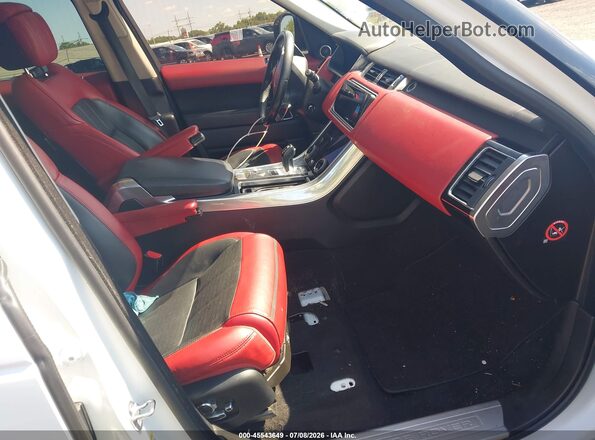 SALWV2SV9JA193818 2018 LAND ROVER RANGE ROVER SPORT White Вид салону спереду