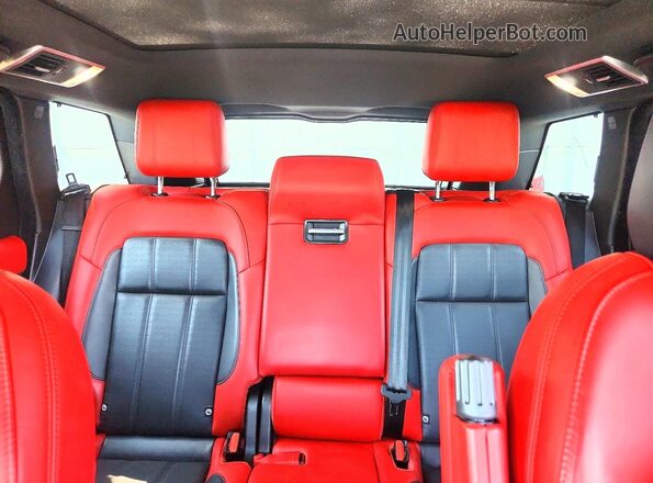 SALWV2SVXJA812460 2018 LAND ROVER RANGE Gray Rear seats view