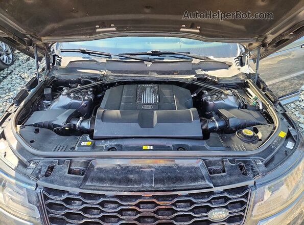 SALWV2SVXJA812460 2018 LAND ROVER RANGE Gray Engine compartment view