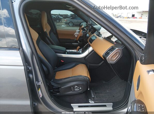 SALWZ2RE2NA799025 2022 LAND ROVER RANGE ROVER SPORT Gray წინა სალონის ხედი