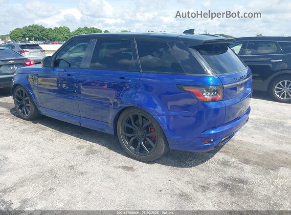 SALWZ2RE5MA798045 2021 LAND ROVER RANGE ROVER SPORT Blue Հետևի ձախ