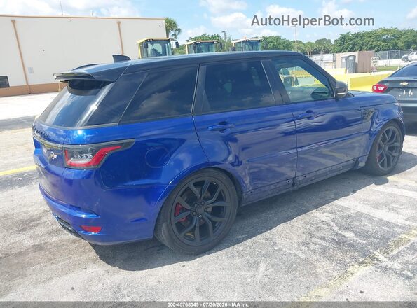 SALWZ2RE5MA798045 2021 LAND ROVER RANGE ROVER SPORT Blue Հետևի աջ