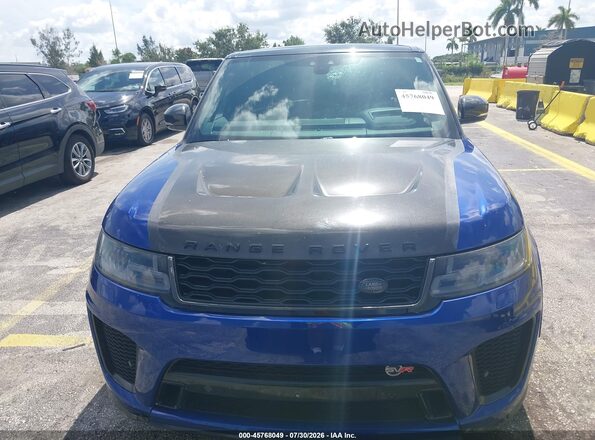 SALWZ2RE5MA798045 2021 LAND ROVER RANGE ROVER SPORT Blue Սարքավորումների վահանակի տեսք