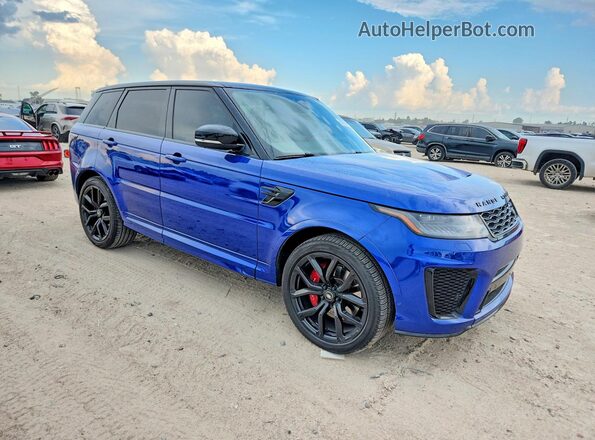 SALWZ2RE9LA898664 2020 LAND ROVER RANGE Blue Delantero derecho