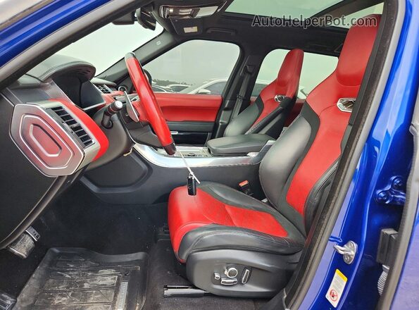 SALWZ2RE9LA898664 2020 LAND ROVER RANGE Blue Vista interior delantera