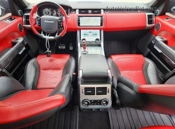 SALWZ2RE9LA898664 2020 LAND ROVER RANGE Blue Vista del salpicadero