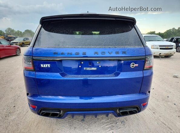 SALWZ2RE9LA898664 2020 LAND ROVER RANGE Blue Vista trasera
