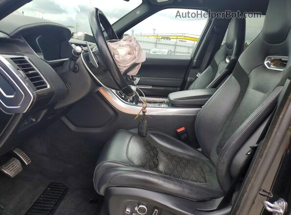 SALWZ2REXLA718673 2020 LAND ROVER RANGE Black Front interior view