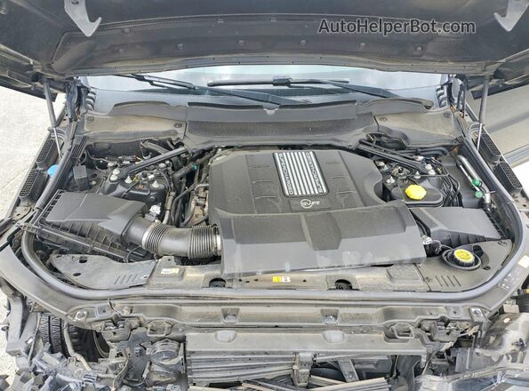SALWZ2REXLA718673 2020 LAND ROVER RANGE Black Engine compartment view