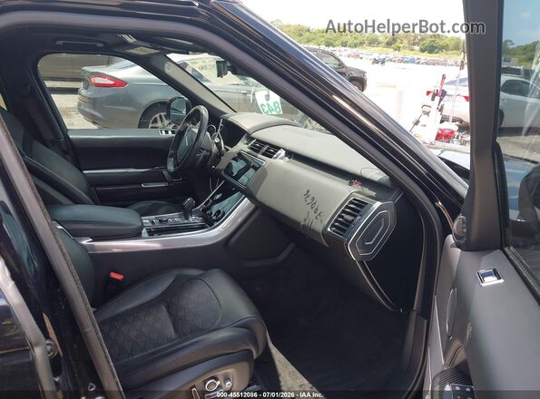 SALWZ2REXNA799676 2022 LAND ROVER RANGE ROVER SPORT Black Front interior view
