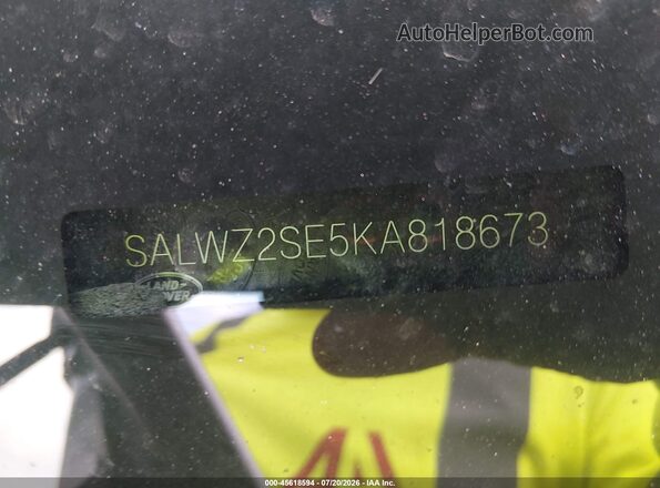 SALWZ2SE5KA818673 2019 LAND ROVER RANGE ROVER SPORT Gray Engine compartment view