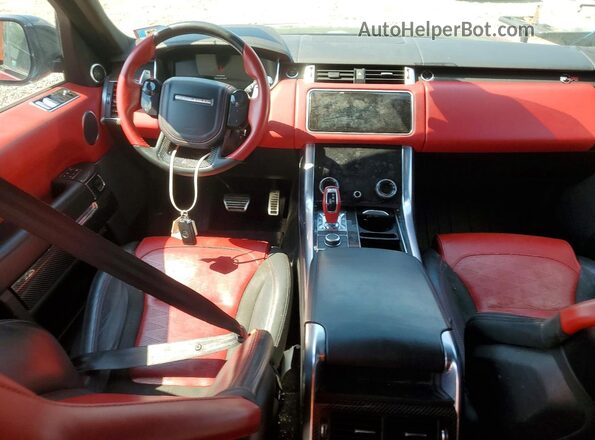SALWZ2SE5KA832928 2019 LAND ROVER RANGE Red Вид панелі приладів