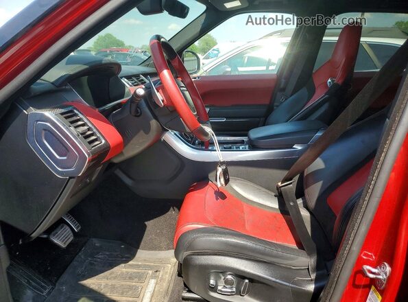 SALWZ2SE5KA832928 2019 LAND ROVER RANGE Red Вид салону спереду